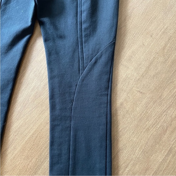 Rag and bone straight tuxedo pants size 0 black with leather on the side - Picture 4 of 10